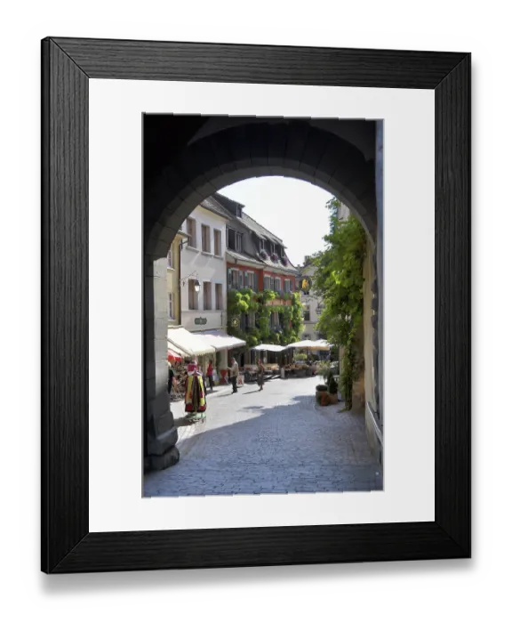 Framed Print : Lake Constance, Meersburg, city centre Framed Print : Lake Constance, Meersburg, city centre