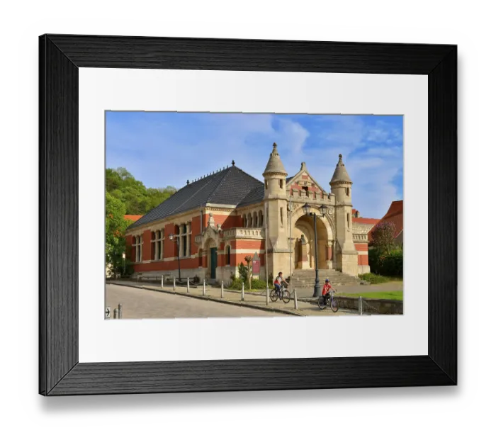 Framed Print : Friedrich Ludwig Jahn Memorial Gymnasium