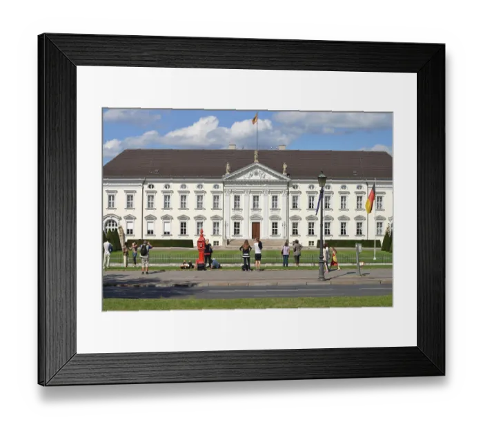 Framed Print : Bellevue Palace, Tiergarten, Berlin, Germany