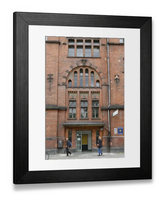Framed Print : Admission Office, Juterboger StraBe