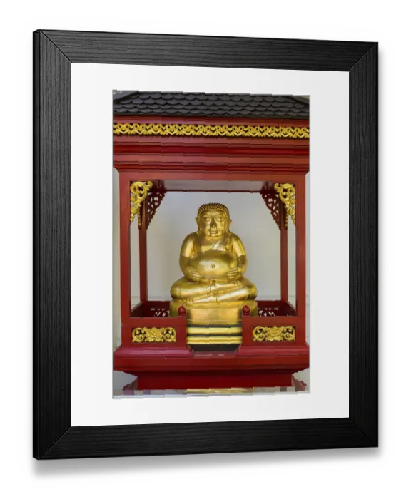Framed Print : Chinese Buddha statue in Wat Phra Kaeo