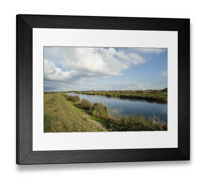 Framed Print : Saale Elster Canal near Dolzig Saale Elster Canal near Dlzig