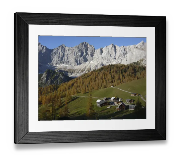 Framed Print : Dachstein massif (south side), Styria, Austria