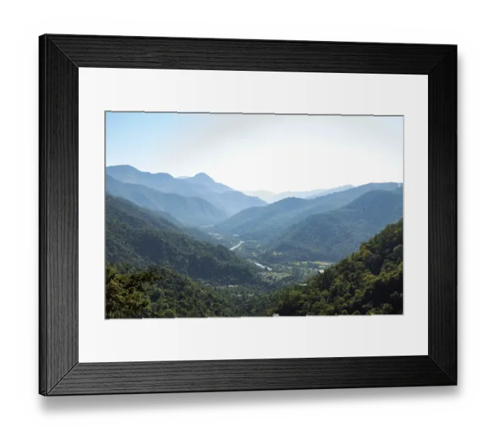 Framed Print : Scenic mountain view in Bimtal, Uttarakhand, India Framed Print : Scenic mountain view in Bimtal, Uttarakhand, India
