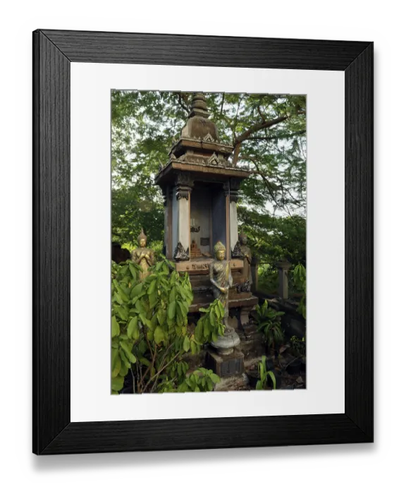 Framed Print : Small tempel under trees at Wat Saket (Golden Mountain Tempel) Framed Print : Small tempel under trees at Wat Saket (Golden Mountain Tempel)