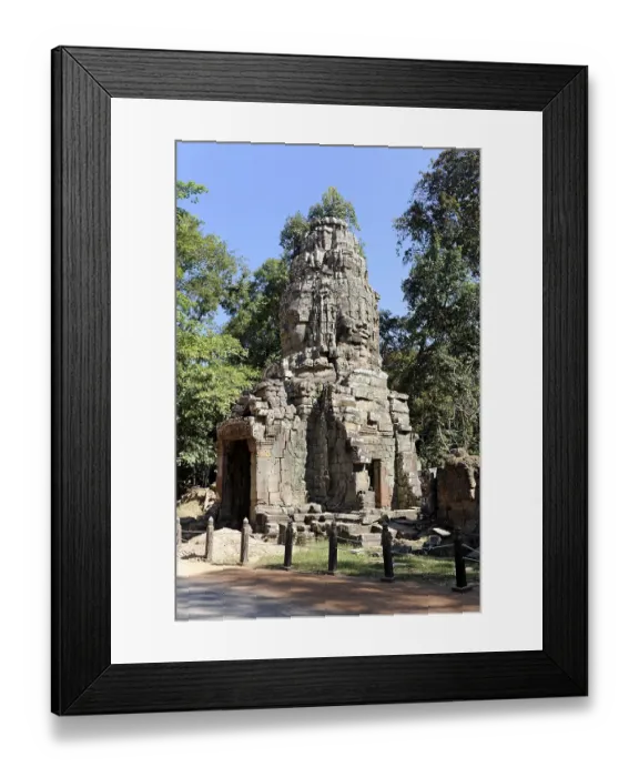 Framed Print : Gopuram, Ta Prohm temple, Angkor Framed Print : Gopuram, Ta Prohm temple, Angkor