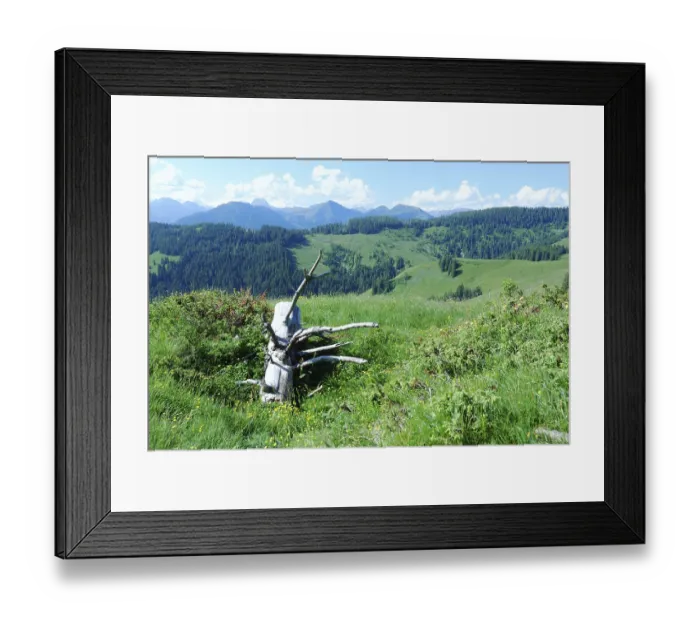 Framed Print : Mountain landscape in the Wilder Kaiser region of Austria