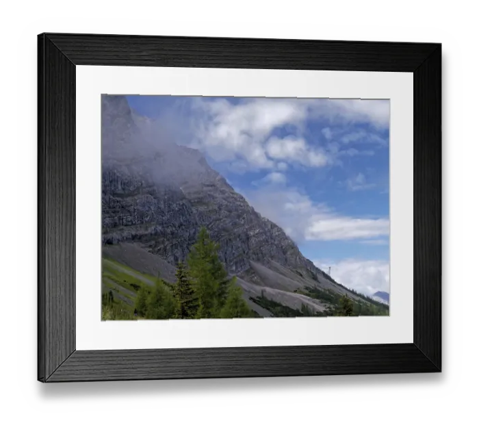 Framed Print : View Riffelriss towards Zugspitze