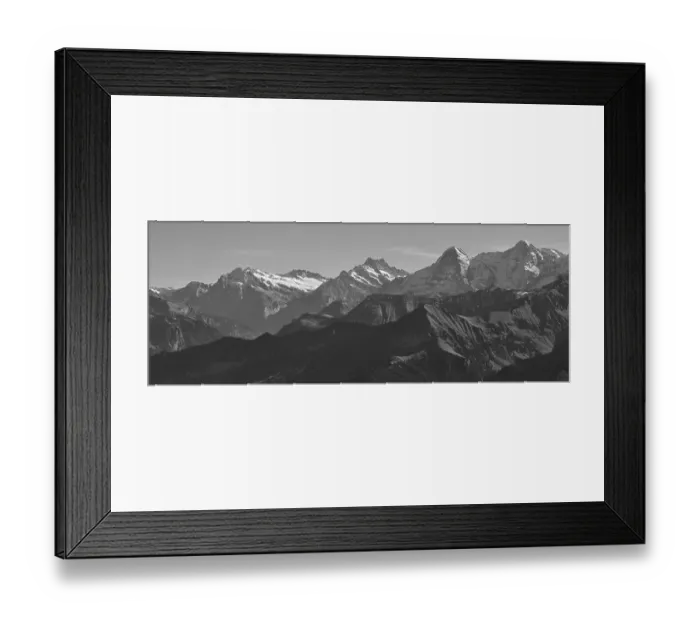 Framed Print : Mount Eiger and other high mountains in the Bernese Oberland Framed Print : Mount Eiger and other high mountains in the Bernese Oberland