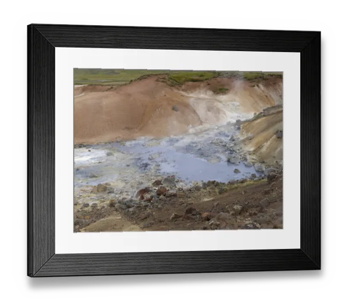 Framed Print : Seltun solfatar field in the Krysuvik volcanic system in the south of the Reykjanes peninsula Framed Print : Seltun solfatar field in the Krysuvik volcanic system in the south of the Reykjanes peninsula