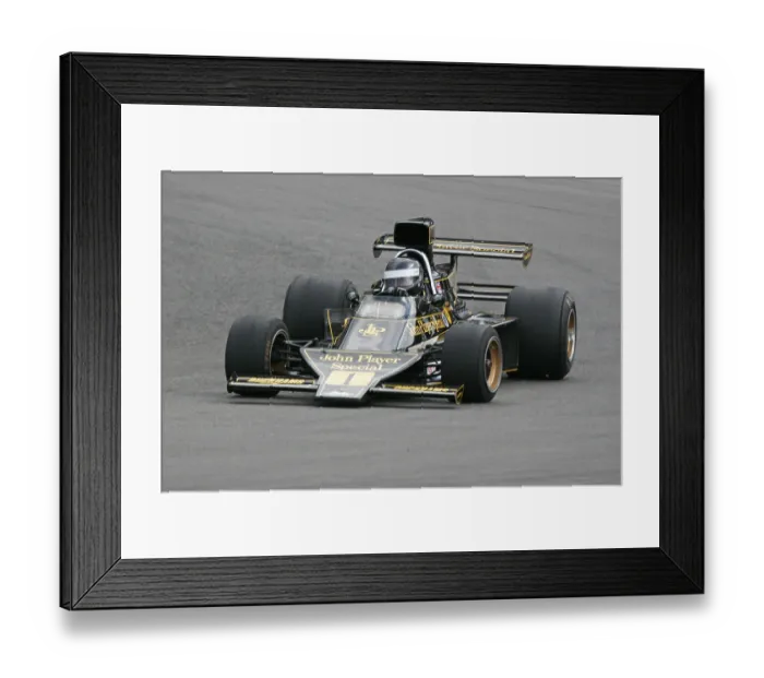 Framed Print : Lotus 76 Ford, historic Formula 1 car