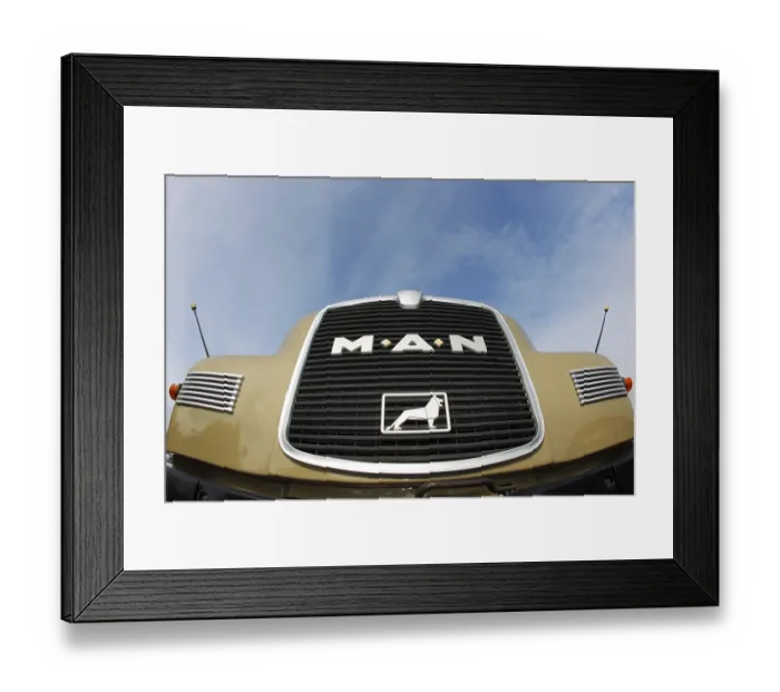 Framed Print : Vintage MAN truck Framed Print : Vintage MAN truck
