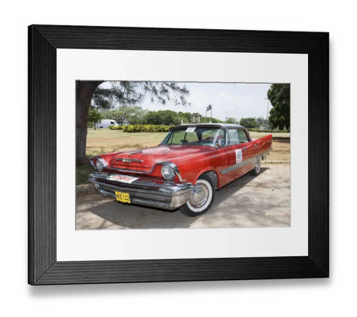 Framed Print : Vintage car, Havana, Cuba, Caribbean Framed Print : Vintage car, Havana, Cuba, Caribbean