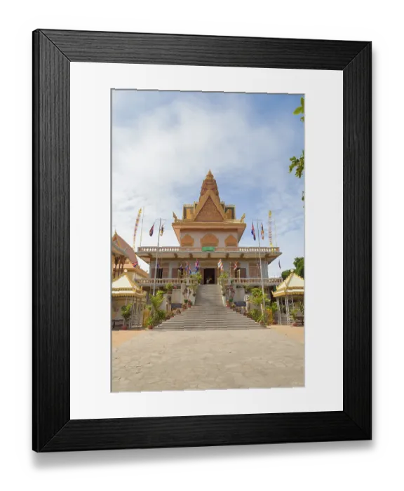 Framed Print : Wat Ounalom, Phnom Penh, Cambodia