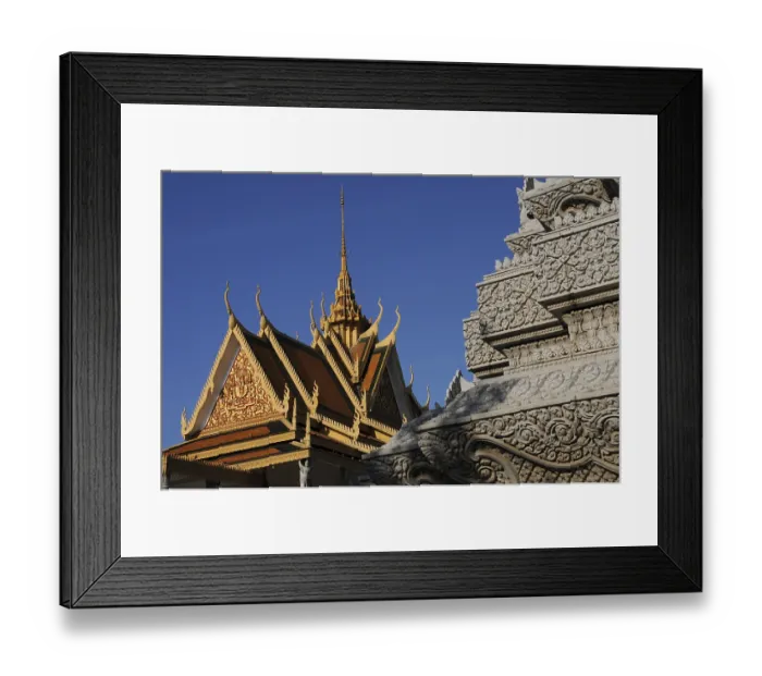 Framed Print : Silver Pagoda, Phnom Penh, Cambodia, Asia