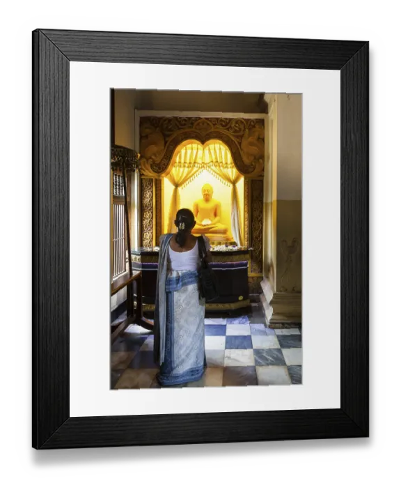 Framed Print : Believers praying in the Temple of the Sacred Tooth Relic Framed Print : Believers praying in the Temple of the Sacred Tooth Relic