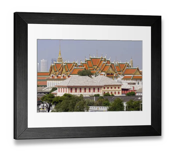 Framed Print : Wat Phra Kaeo and the Grand Palace architecture in Bangkok Framed Print : Wat Phra Kaeo and the Grand Palace architecture in Bangkok