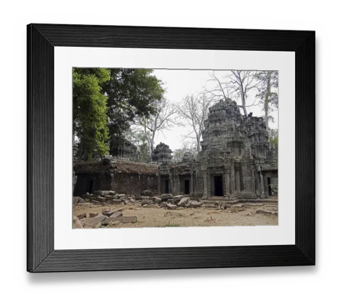 Framed Print : Ruins at Ta Prohm Temple, Siem Reap Province Framed Print : Ruins at Ta Prohm Temple, Siem Reap Province