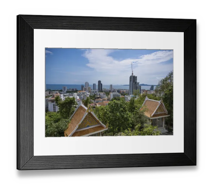 Framed Print : GroBer Buddha, Pattaya, Chonburi