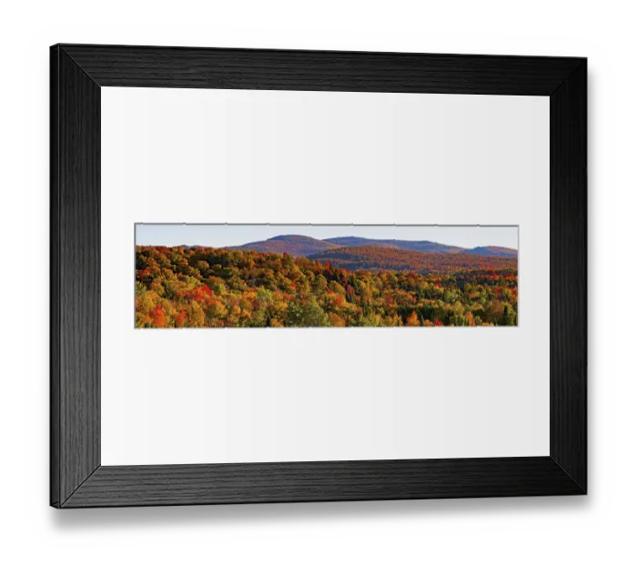 Framed Print : Autumn, rolling hills in full, autumn color Framed Print : Autumn, rolling hills in full, autumn color