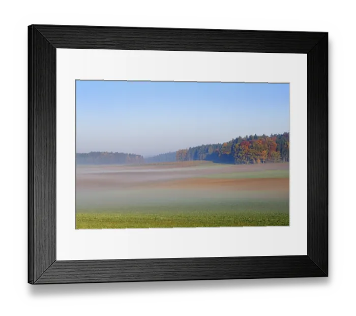 Framed Print : Morning mist near Perletzhofen near Riedenburg Framed Print : Morning mist near Perletzhofen near Riedenburg
