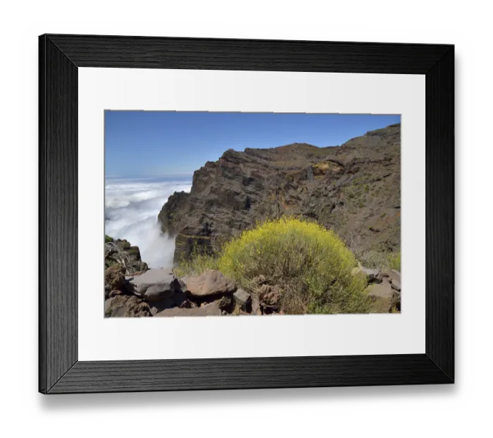 Framed Print : View into the Caldera de Taburiente