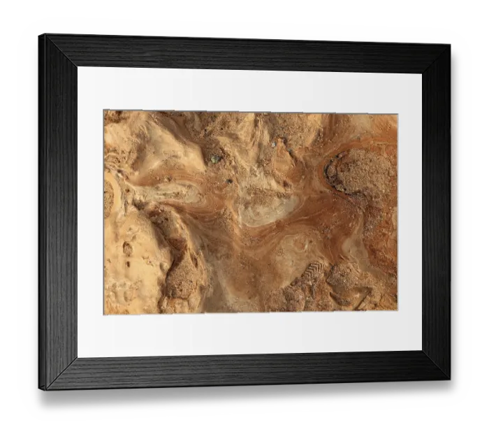 Framed Print : The texture of the rock in the Mountain