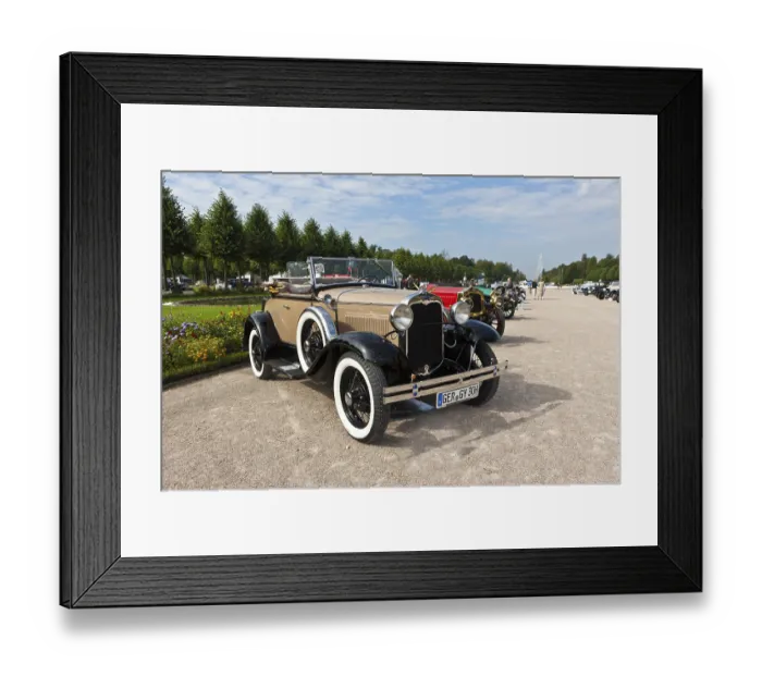 Framed Print : Ford Roadster Model A Deluxe, built in 1930