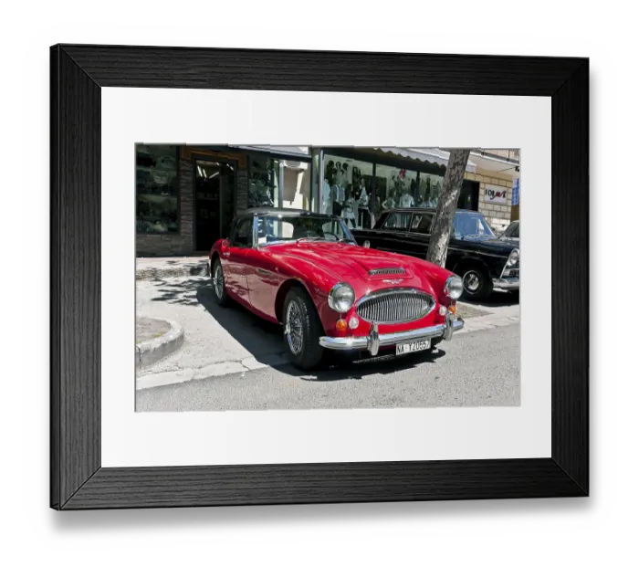 Framed Print : Austin-Healey 3000, 1959-67