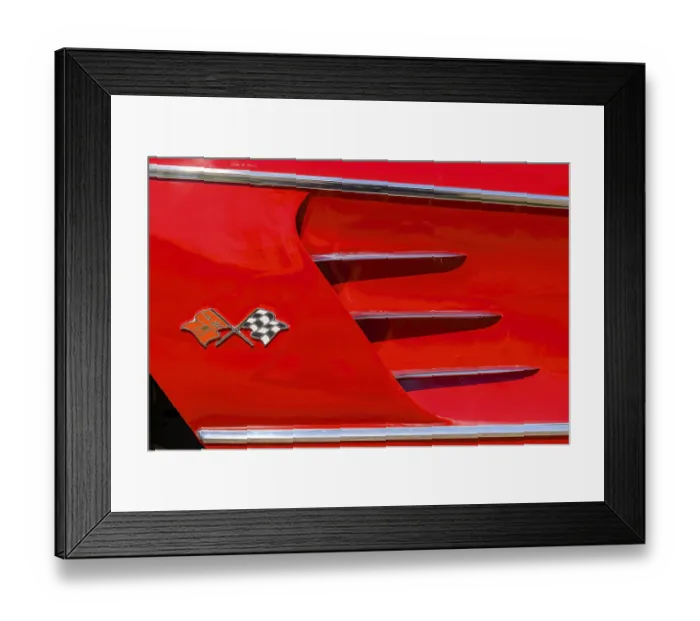 Framed Print : Oldtimer Chevrolet Corvette C1 Framed Print : Oldtimer Chevrolet Corvette C1