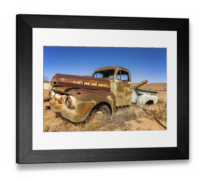 Framed Print : Old timer in the desert in Arizona USA