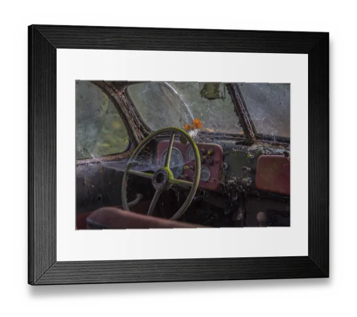 Framed Print : Vintage car, Neandertal, Erkrath, Germany