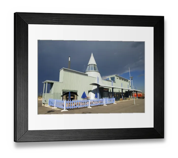 Framed Print : Railway Station, Kolari, Lapland, Finland Framed Print : Railway Station, Kolari, Lapland, Finland