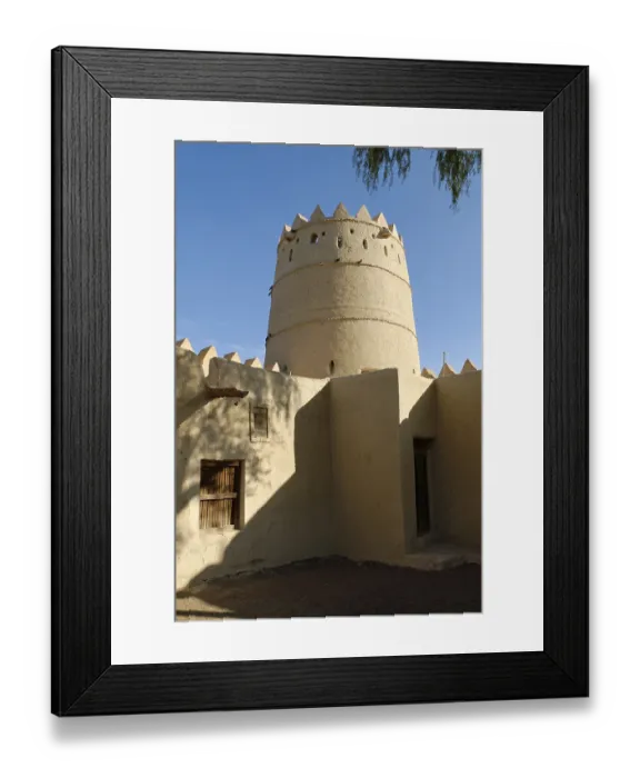 Framed Print : Sultan bin Zayed or Al Sharqi Fort at Al Ain Oasis