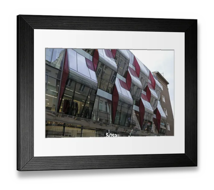 Framed Print : Modern architecture, Chmielna, Old Town