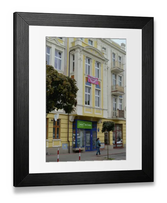 Framed Print : Old building, Kolberg, Poland