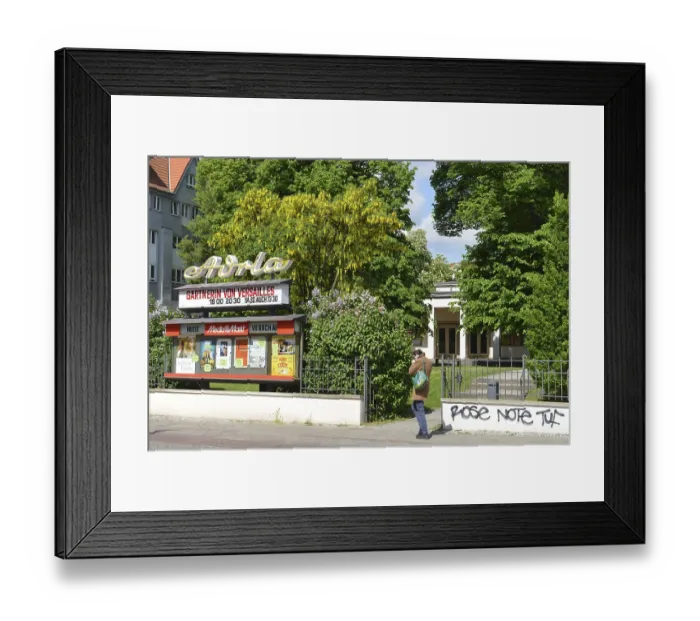 Framed Print : Adria Cinema, SchlossstraBe