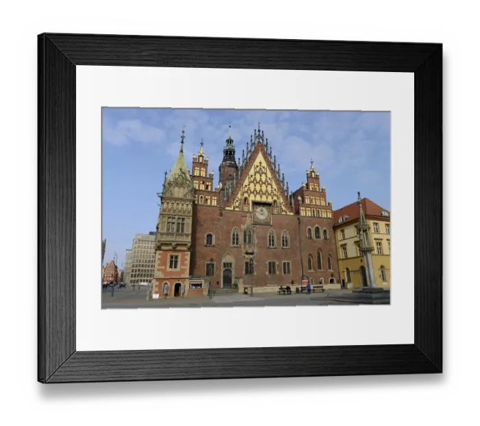 Framed Print : City Hall, Ring, Wroclaw, Lower Silesia, Poland