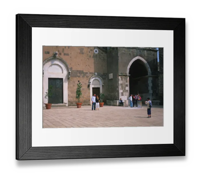 Framed Print : Cathedral, Caserta Vecchia, Campania