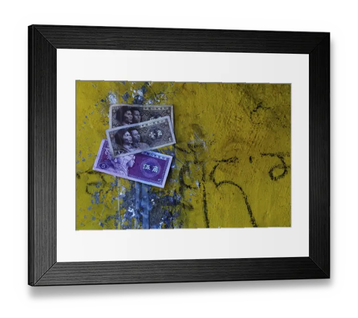 Framed Print : Donate of money, Drepung monastery near Lhasa