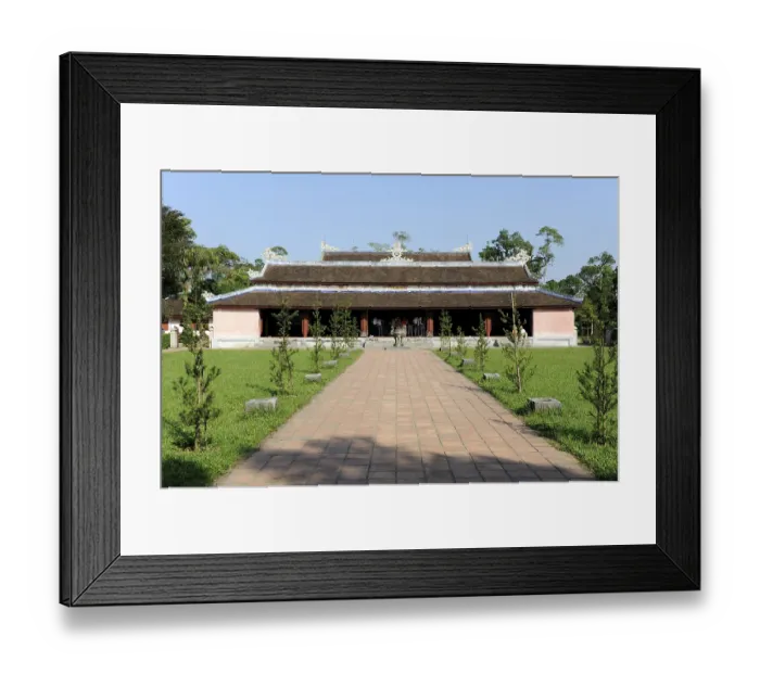 Framed Print : Thien Mu Pagoda, Hue, North Vietnam