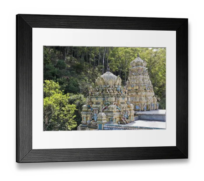 Framed Print : Ornate Gopuram or temple towers with decorations Framed Print : Ornate Gopuram or temple towers with decorations