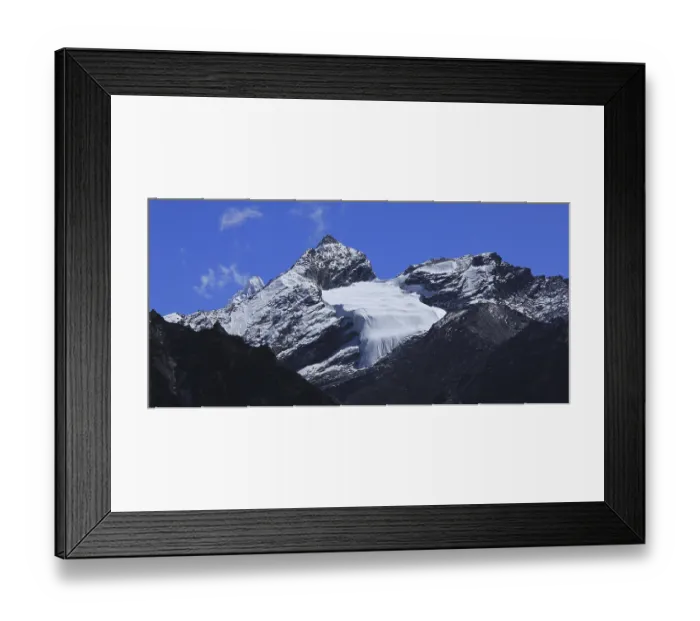 Framed Print : Mountain next to Kongma La mountain pass