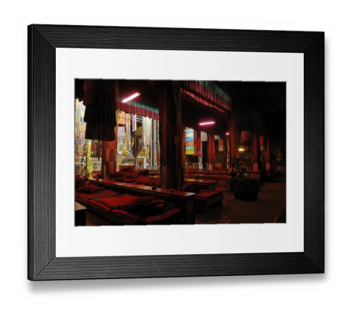 Framed Print : Central Temple, Samye Monastery near Lhasa