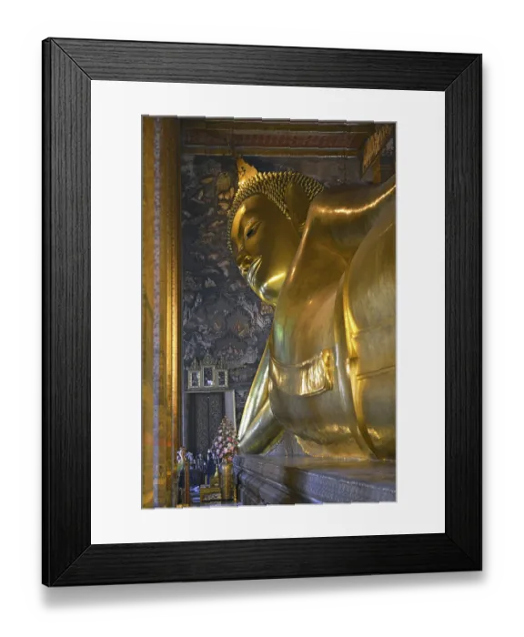 Framed Print : Statue of the Reclining Buddha Framed Print : Statue of the Reclining Buddha