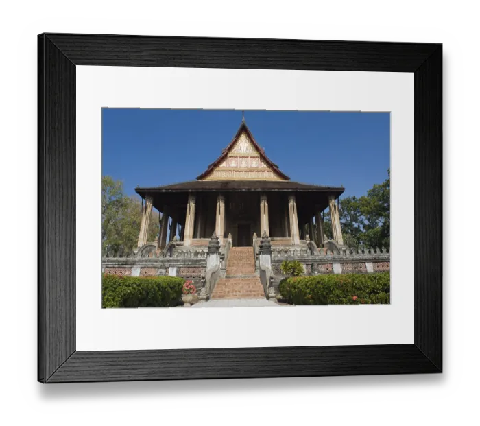 Framed Print : Museum of Buddhist Art, Ho Phra Keo temple