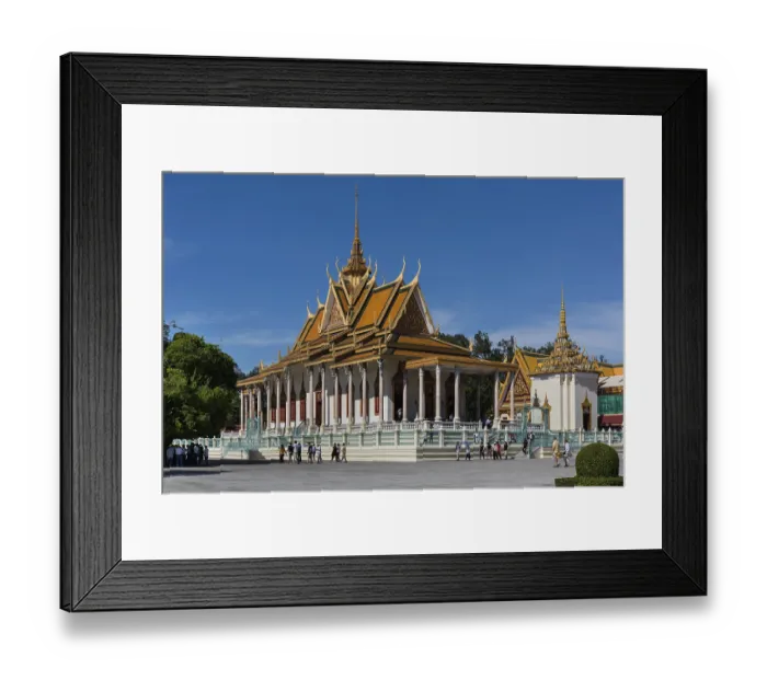 Framed Print : Silver Pagoda, Wat Preah Keo Morakot