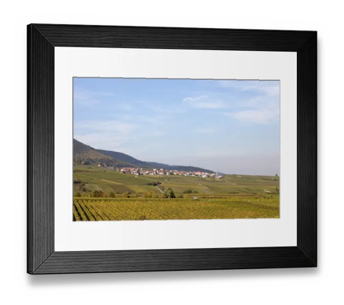Framed Print : Autumn on the German Wine Route Framed Print : Autumn on the German Wine Route