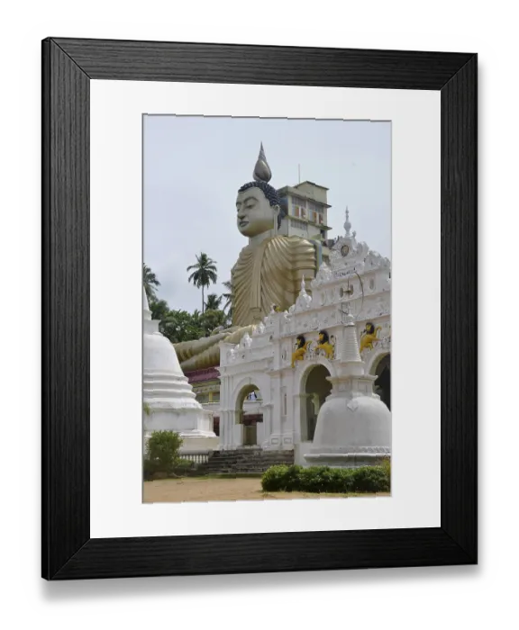 Framed Print : Buddha, Dickwella, Sri Lanka