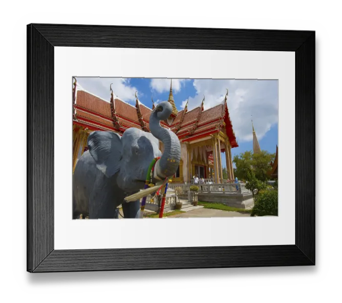 Framed Print : Temple Wat Chalong, Phuket Island Framed Print : Temple Wat Chalong, Phuket Island